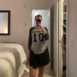 Navy Graphic Baseball Quarter Sleeve